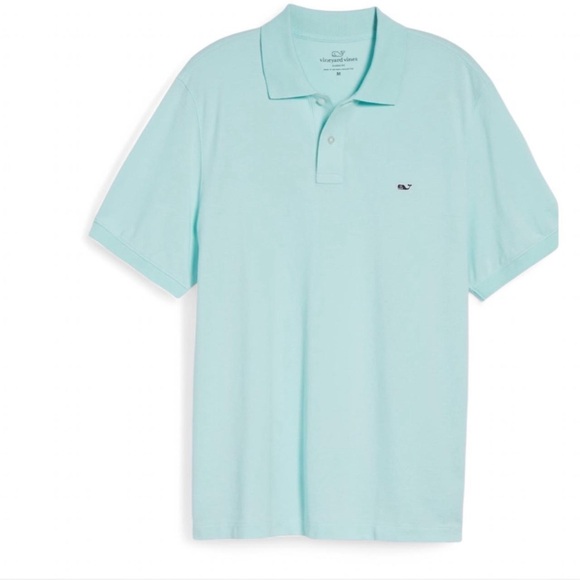 Vineyard Vines Blue Mist Classic Fit Polo Shirt - Picture 5 of 11